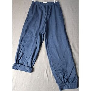 NWT Urban Outfitters‎ Cotton Barrel Baggy Cargo Pants Size 8 Navy Blue Boho